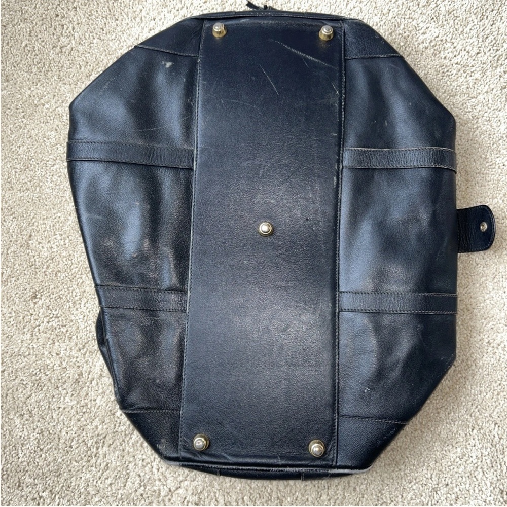 Black Gucci Leather Men's Duffel Bag - Picture 8 of 14
